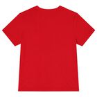 Boys Red Polo Bear T-Shirt, 1, hi-res
