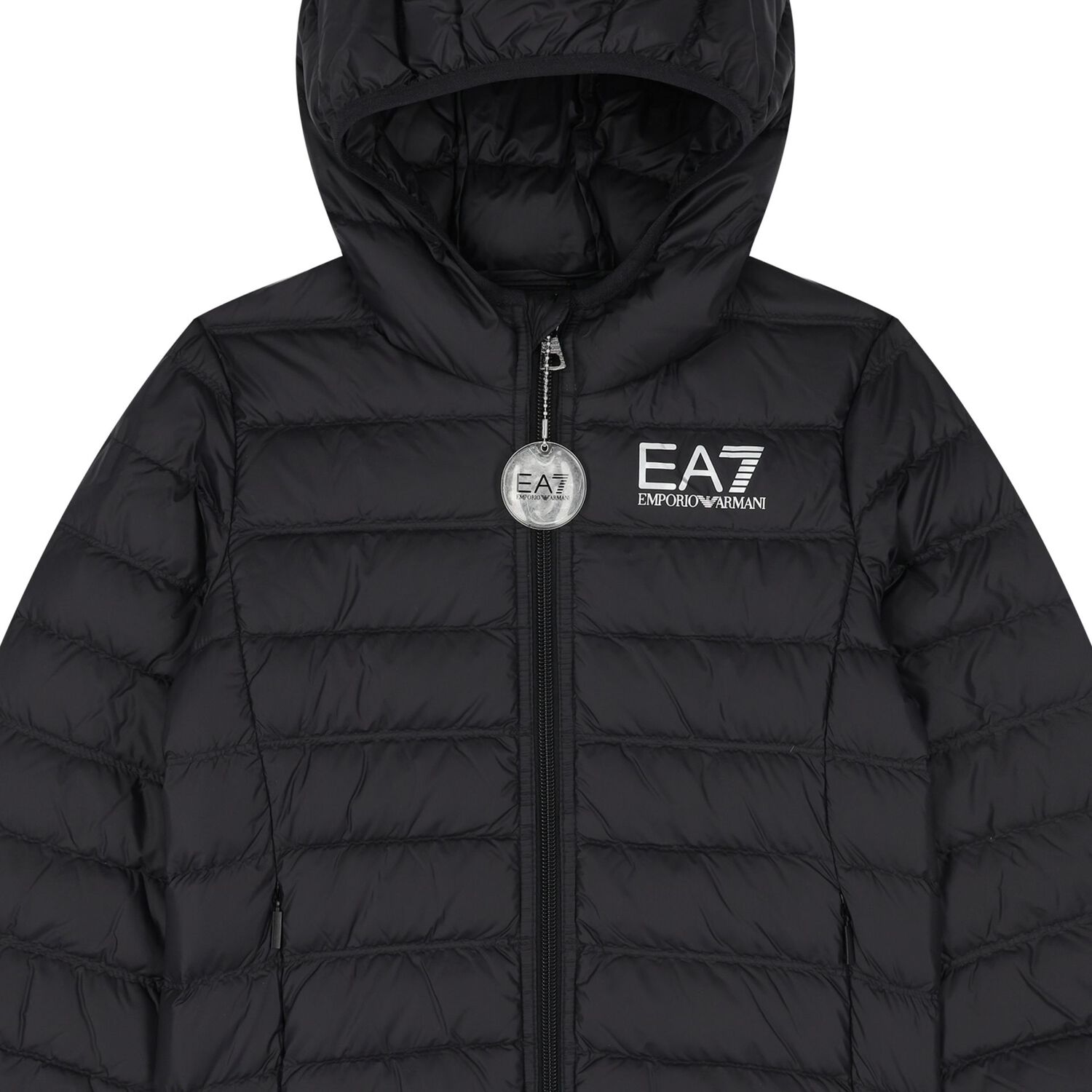 Boys Black Logo Jacket, 1, hi-res