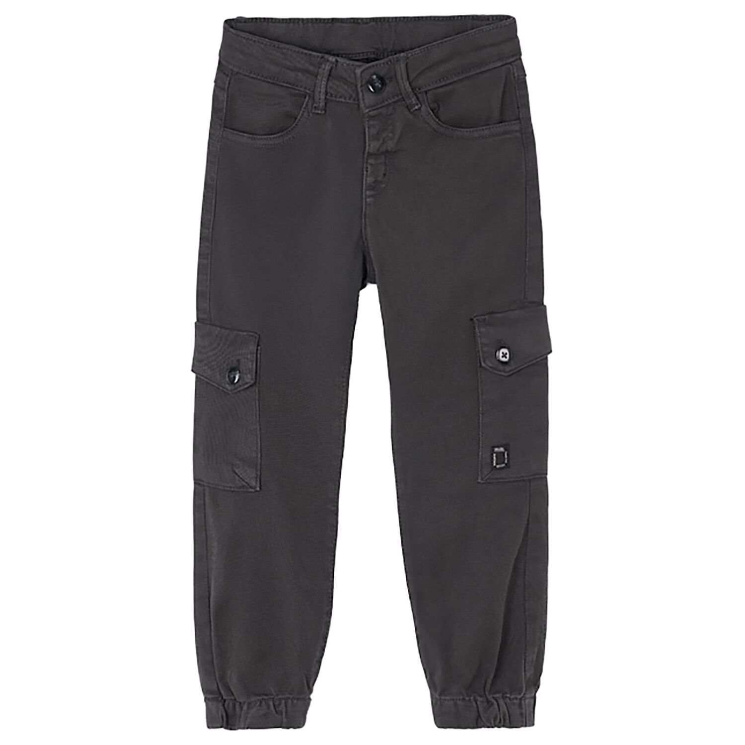 Boys Grey Cargo Trousers, 1, hi-res image number null