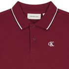 Boys Red Logo Polo Shirt , 1, hi-res