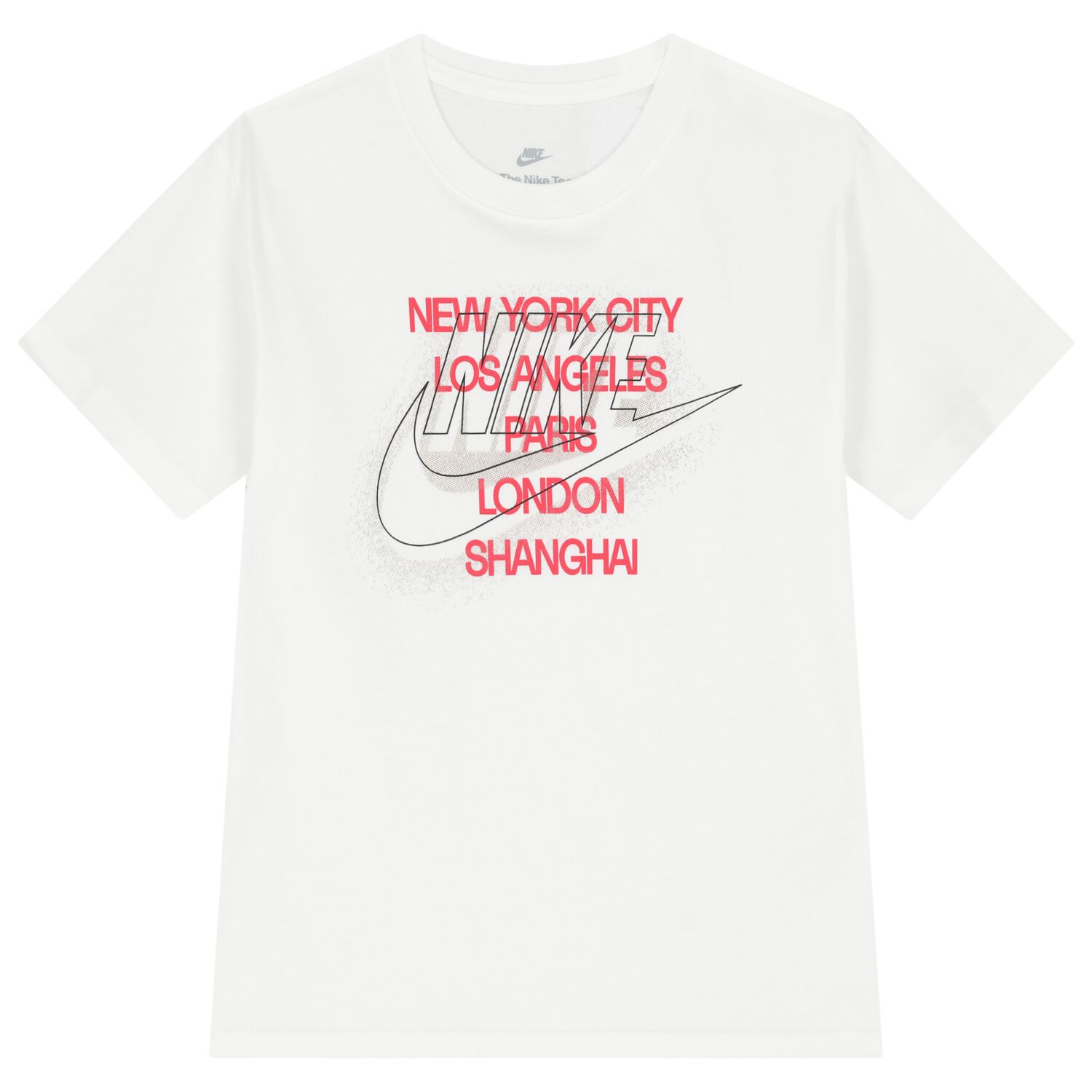 Boys White Logo T-Shirt, 2, hi-res