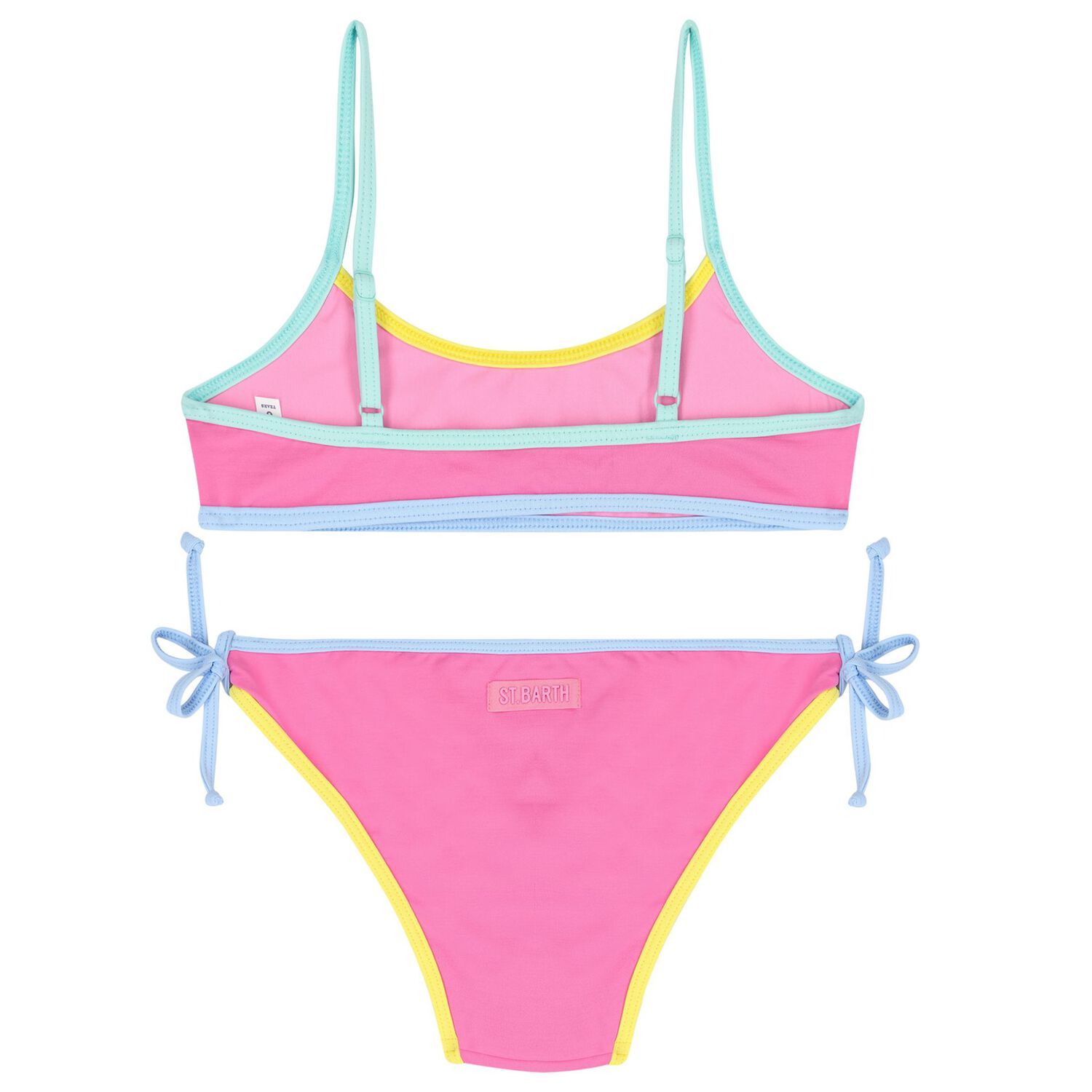 Girls Pink Logo Bikini, 1, hi-res image number null