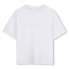 Boys White Logo T-Shirt, 2, hi-res