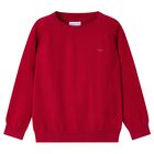 Boys Red Logo Sweatshirt, 1, hi-res