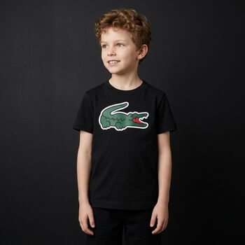 Boys Black Logo T-Shirt