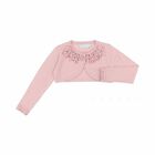 Girls Pink Bolero Cardigan, 1, hi-res