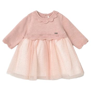 Baby Girls Pink Tulle Dress