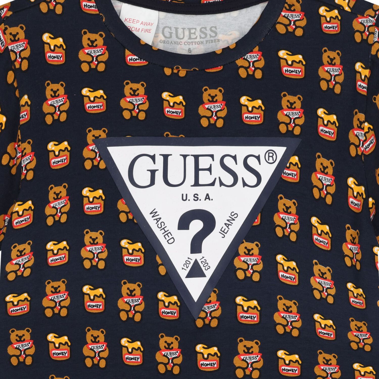 تي شيرت بالشعار باللون الكحلى , 3, hi-res image number null