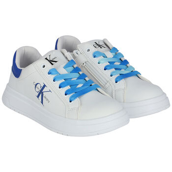 White Logo Trainers