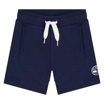 Younger Boys Blue Logo Shorts