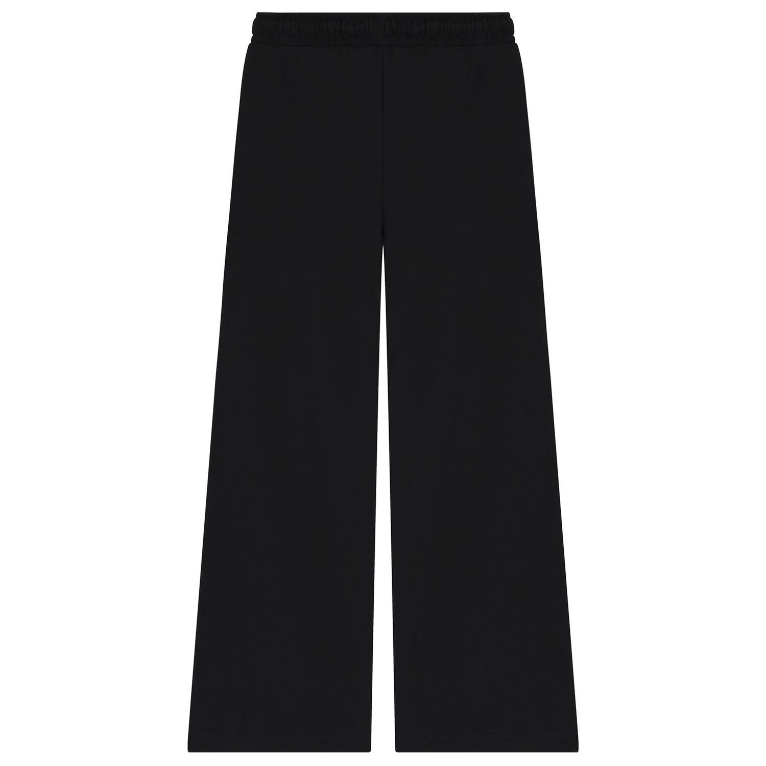 Girls Black Logo Trousers, 1, hi-res image number null