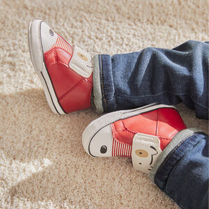 Baby Boys Red Puppy Pre Walker Shoes