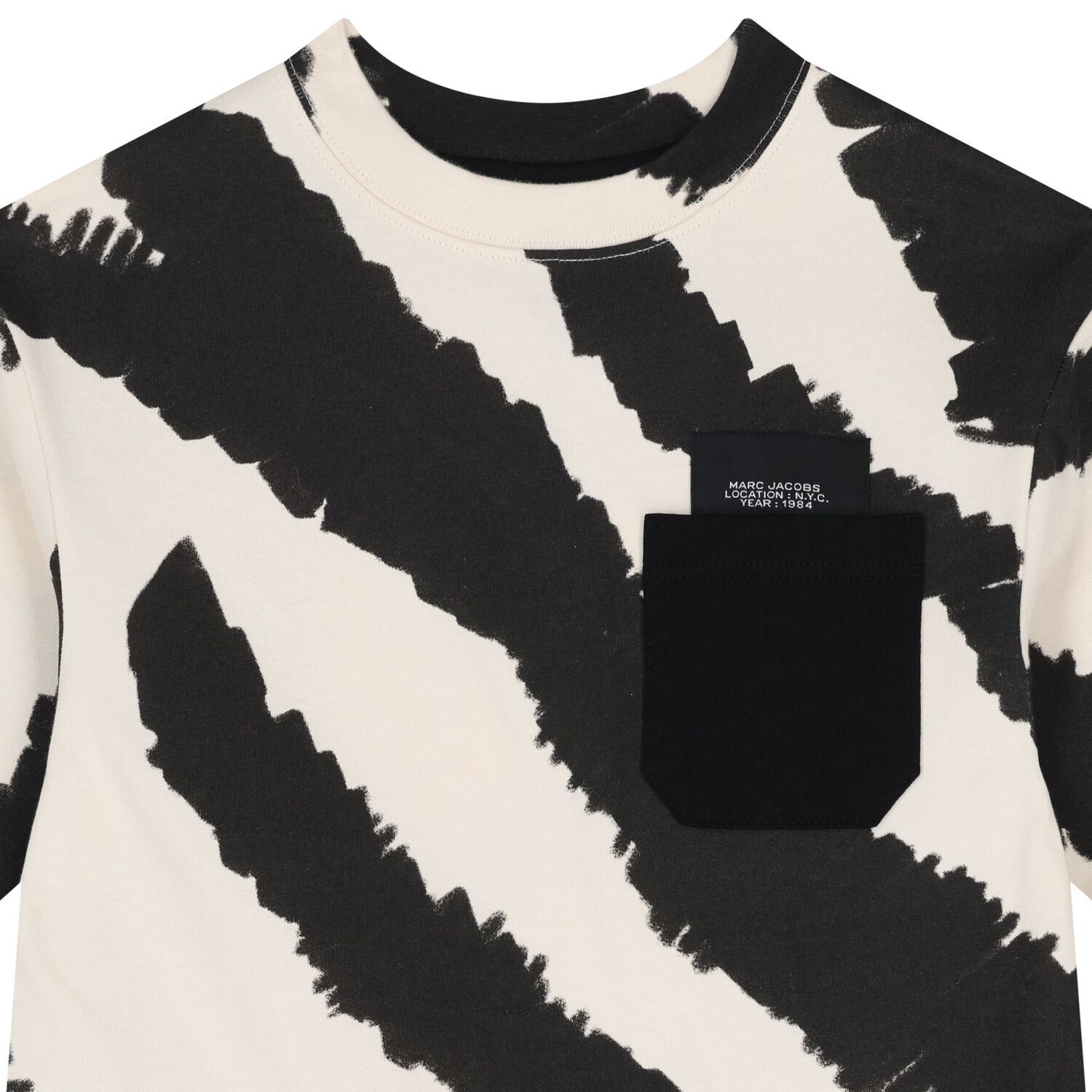 Boys Black & Ivory Zebra T-Shirt, 1, hi-res image number null