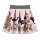 Girls Pink Alice In Wonderland Skirt, 1, hi-res