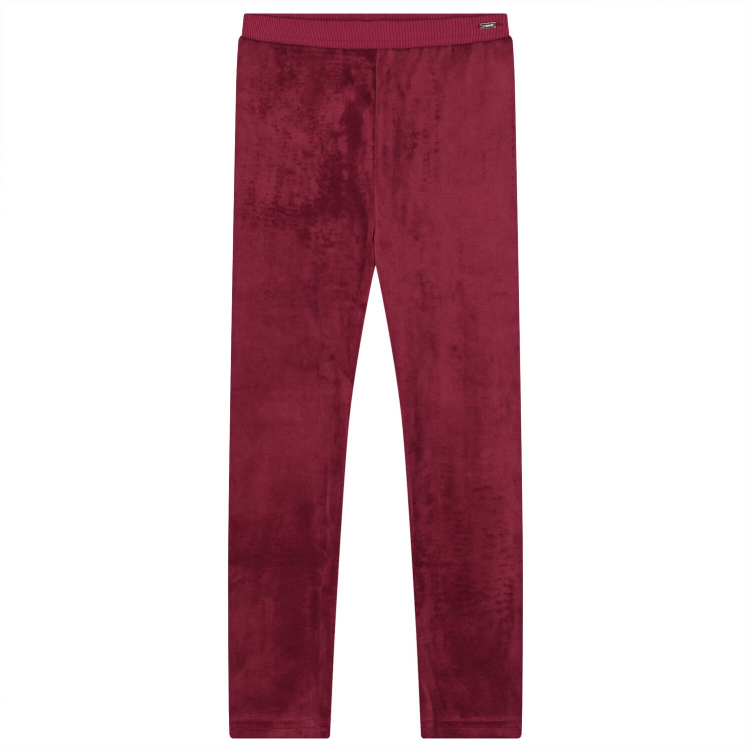 Girls Burgundy Velvet Leggings, 2, hi-res