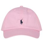 Girls Pink Logo Cap, 1, hi-res