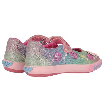 Girls Multi-Coloured Logo Shoes