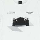 Boys White Logo T-Shirt, 1, hi-res