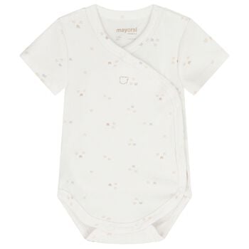 بدله للأطفال الاولاد بتصميم الدب تيدي باللون الابيض