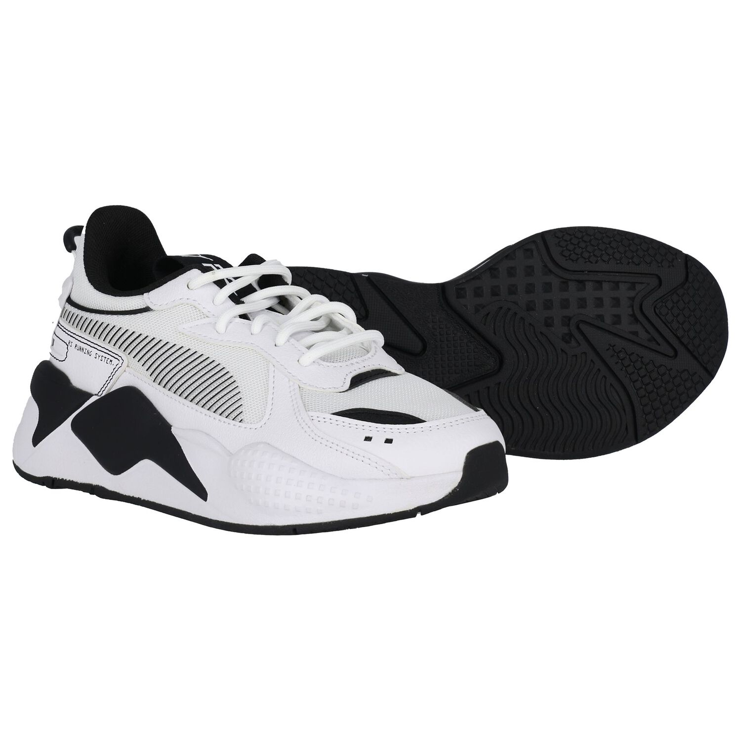White & Black RS-X Jr Trainers, 1, hi-res