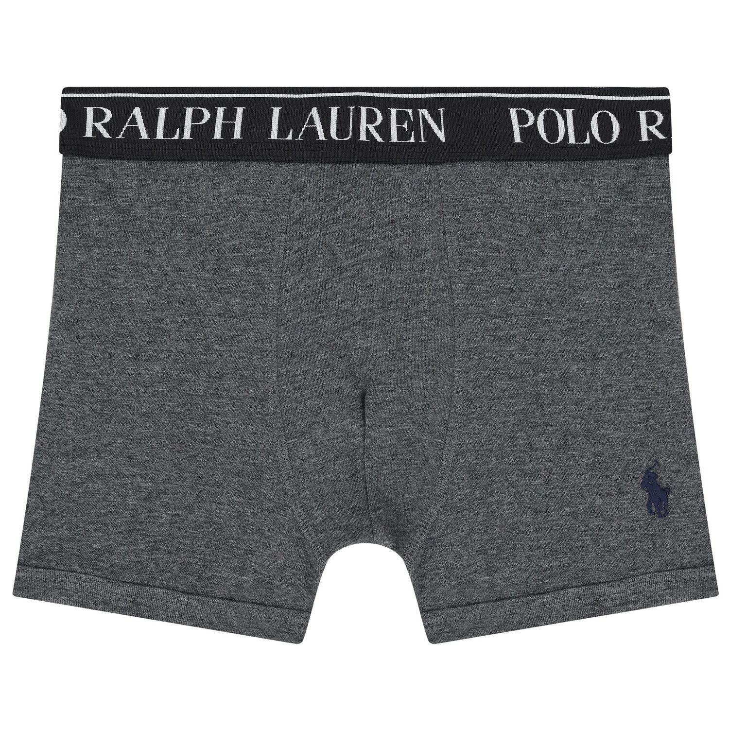 Boys Grey & Black Logo Boxer Shorts ( 5-Pack ), 1, hi-res