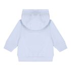 Baby Boys Blue & Navy Blue Logo Tracksuit Gift Set, 1, hi-res