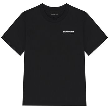 Boys Black Logo T-Shirt