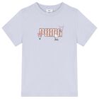 Girls Purple Hello Kitty Logo T-Shirt, 3, hi-res