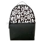 Black & White Logo Backpack, 1, hi-res