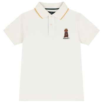 Boys Ivory Harry Polo Shirt