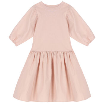 Girls Pink Flared Dress