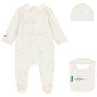 Ivory Tiger Logo Babygrow Gift Set, 1, hi-res