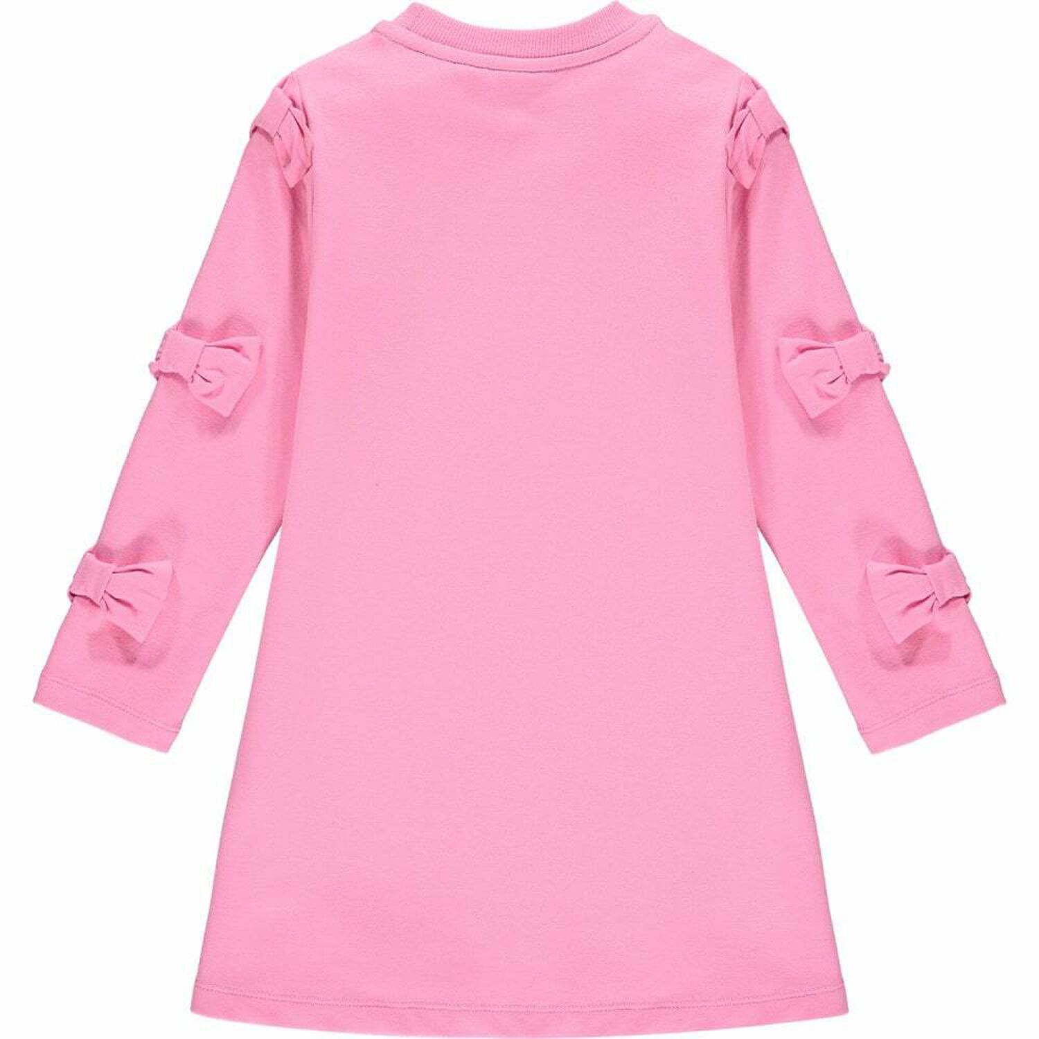 Girls Pink Logo Dress, 1, hi-res