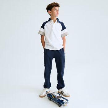 Boys White Polo Shirt
