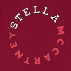 Girls Burgundy Logo T-Shirt, 1, hi-res