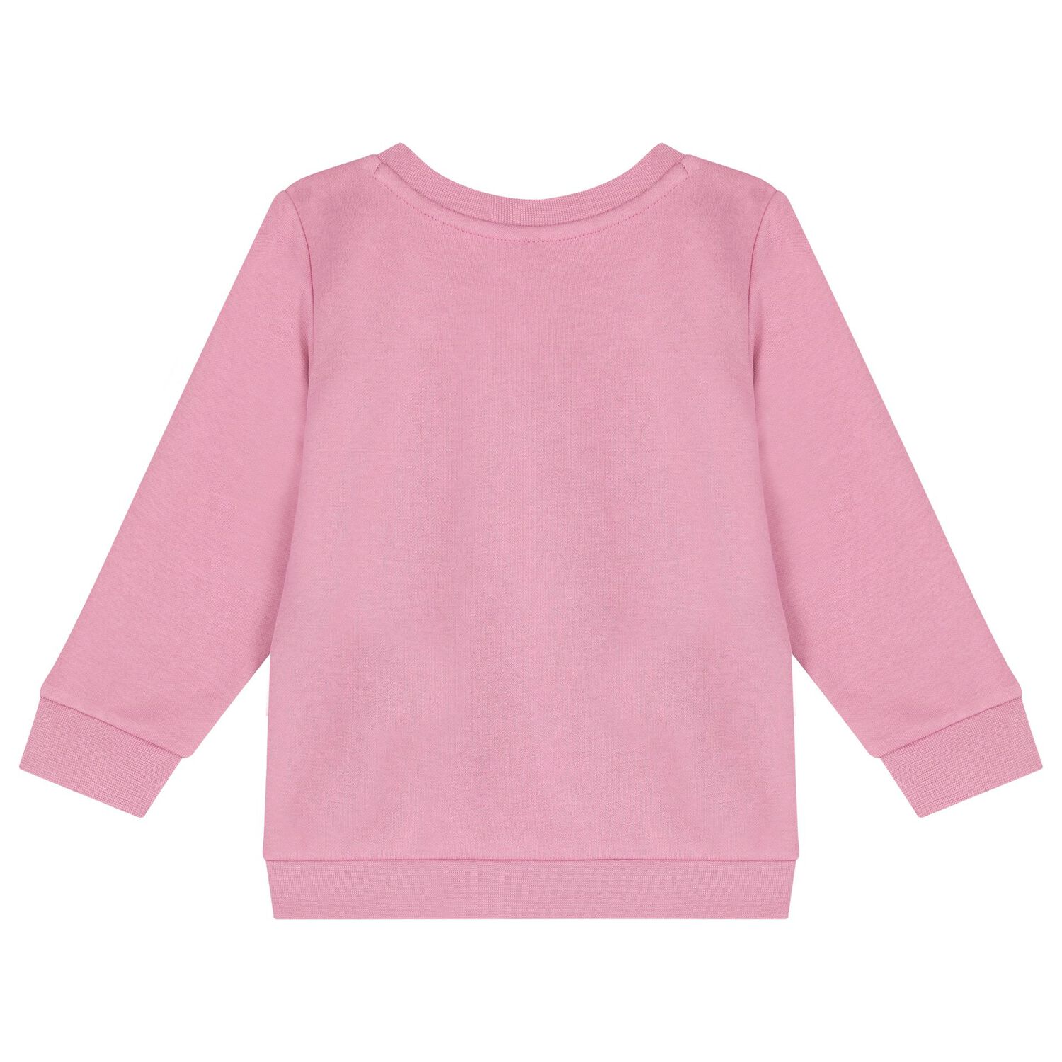 بدلة رياضية بنات بالشعار باللون الوردي , 2, hi-res