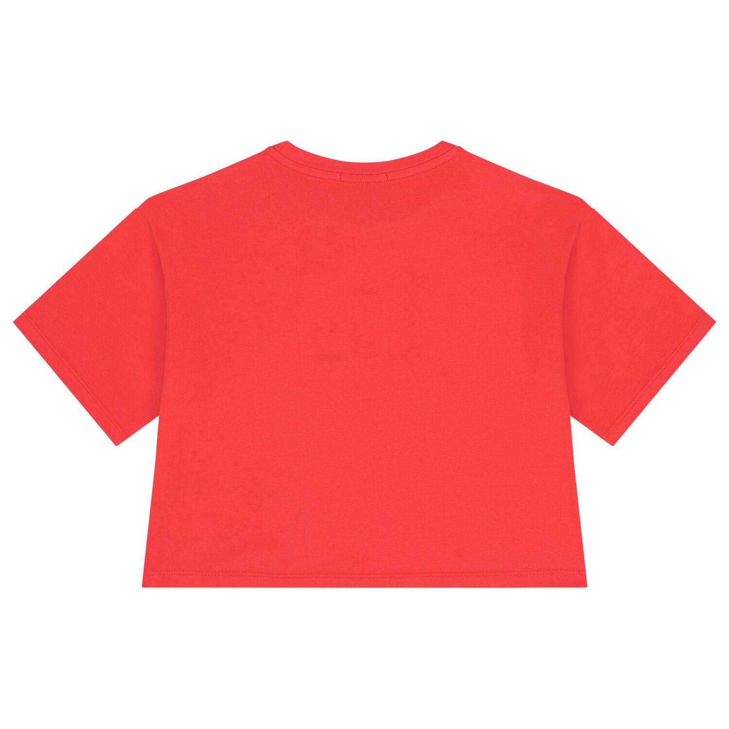Girls Red Logo T-Shirt, 3, hi-res