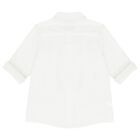 تيشيرت اللون أبيض بالشعار الدب تيدي للأولاد, 1, hi-res