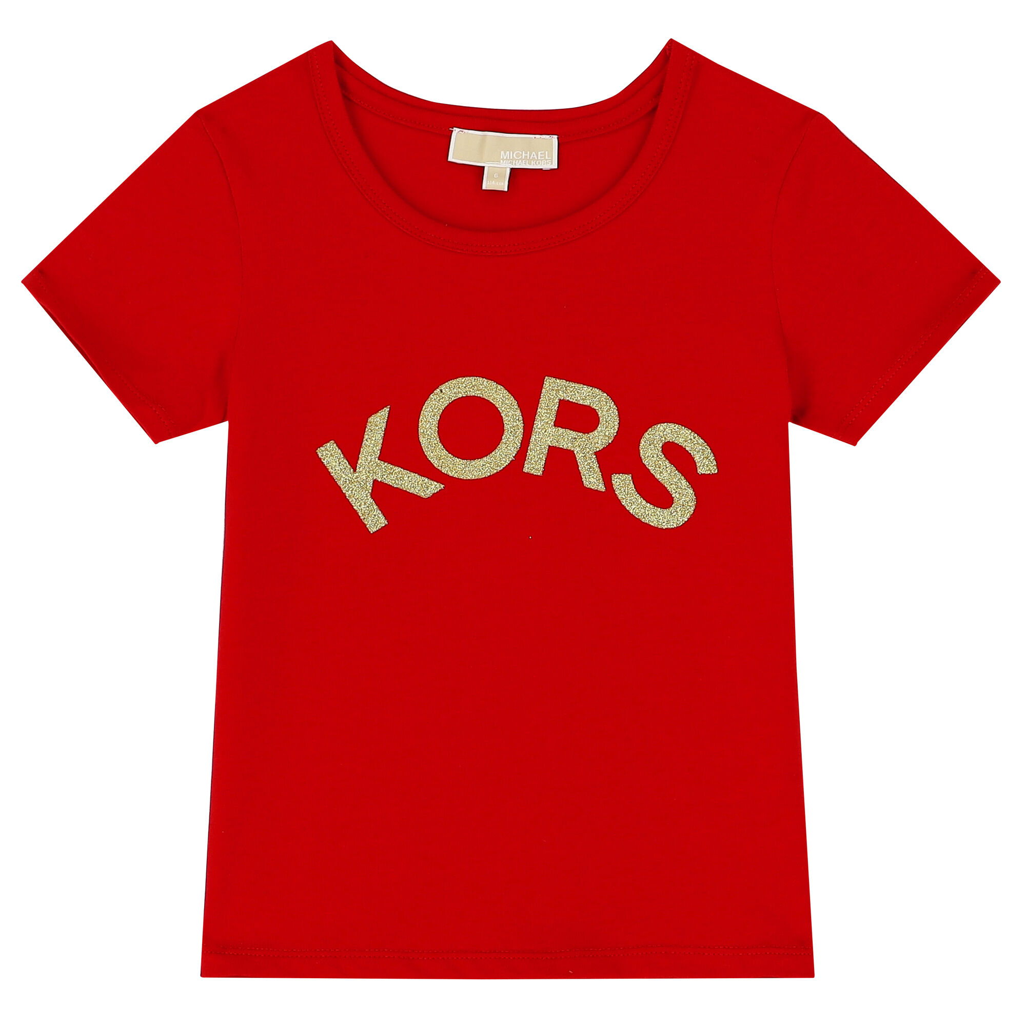 Michael kors red shirt on sale