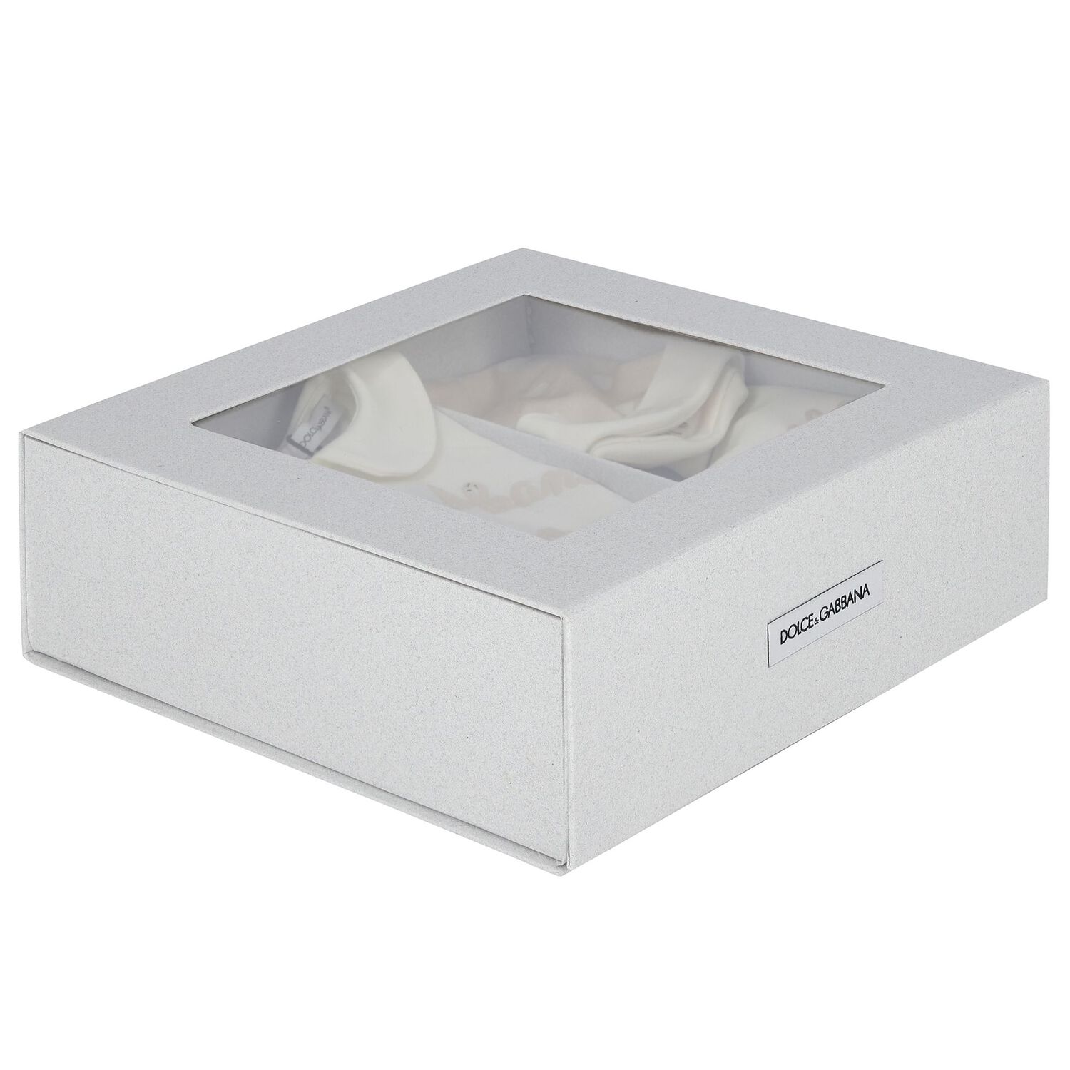 Ivory & Beige Logo Babygrow Gift Set, 1, hi-res