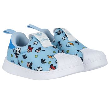 Blue Disney Superstar Trainers