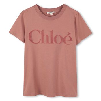 Girls Pink Logo T-Shirt