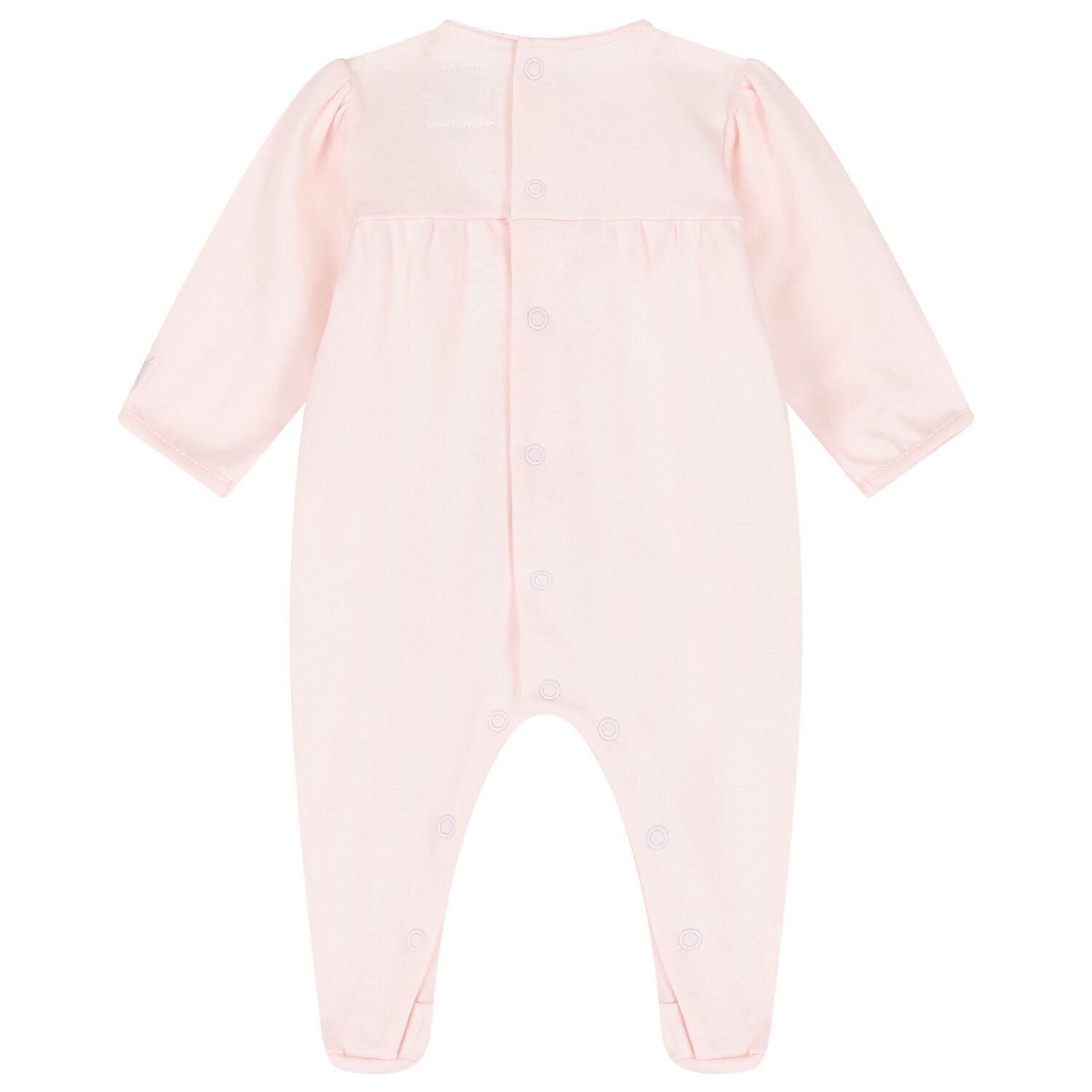 Baby Girls Pink & White Floral Babygrow, 1, hi-res image number null