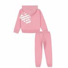 Girls Pink Logo Tracksuit, 1, hi-res