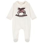 Ivory Paisley Babygrow Gift Set, 1, hi-res
