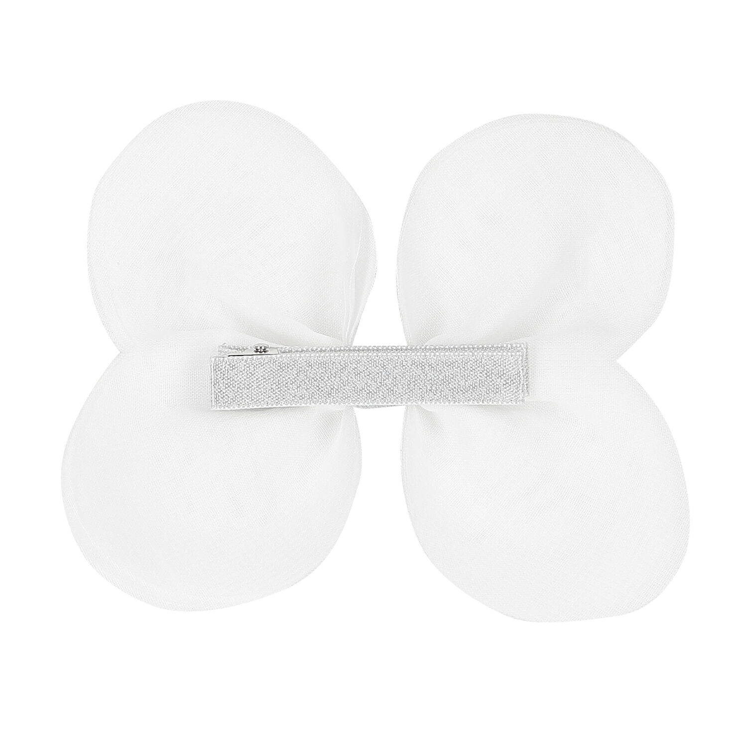 مشبك شعر بفيونكة باللون الابيض, 1, hi-res image number null