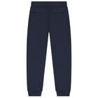 Boys Navy Blue Joggers, 1, hi-res