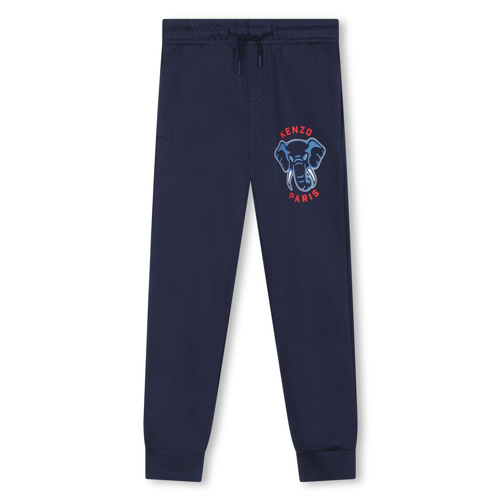 KENZO KIDS Boys Navy Blue Elephant Logo Joggers Junior Couture USA