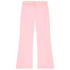 Girls Pink Logo Leggings, 1, hi-res