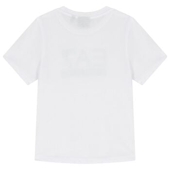 Boys White Logo T-Shirt